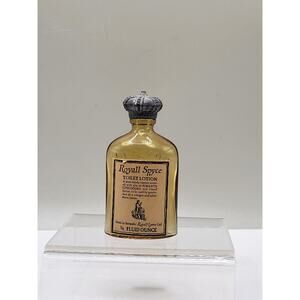 Vintage Royall Spyce Bottle Mini 3/8 Oz Empty Bermuda Aftershave Display